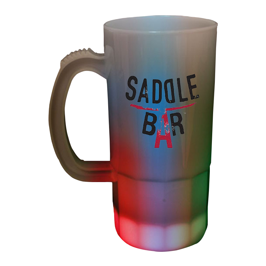 Personalized 20 oz. Multi Color LED Light Up Beer Mugs WCLIT519